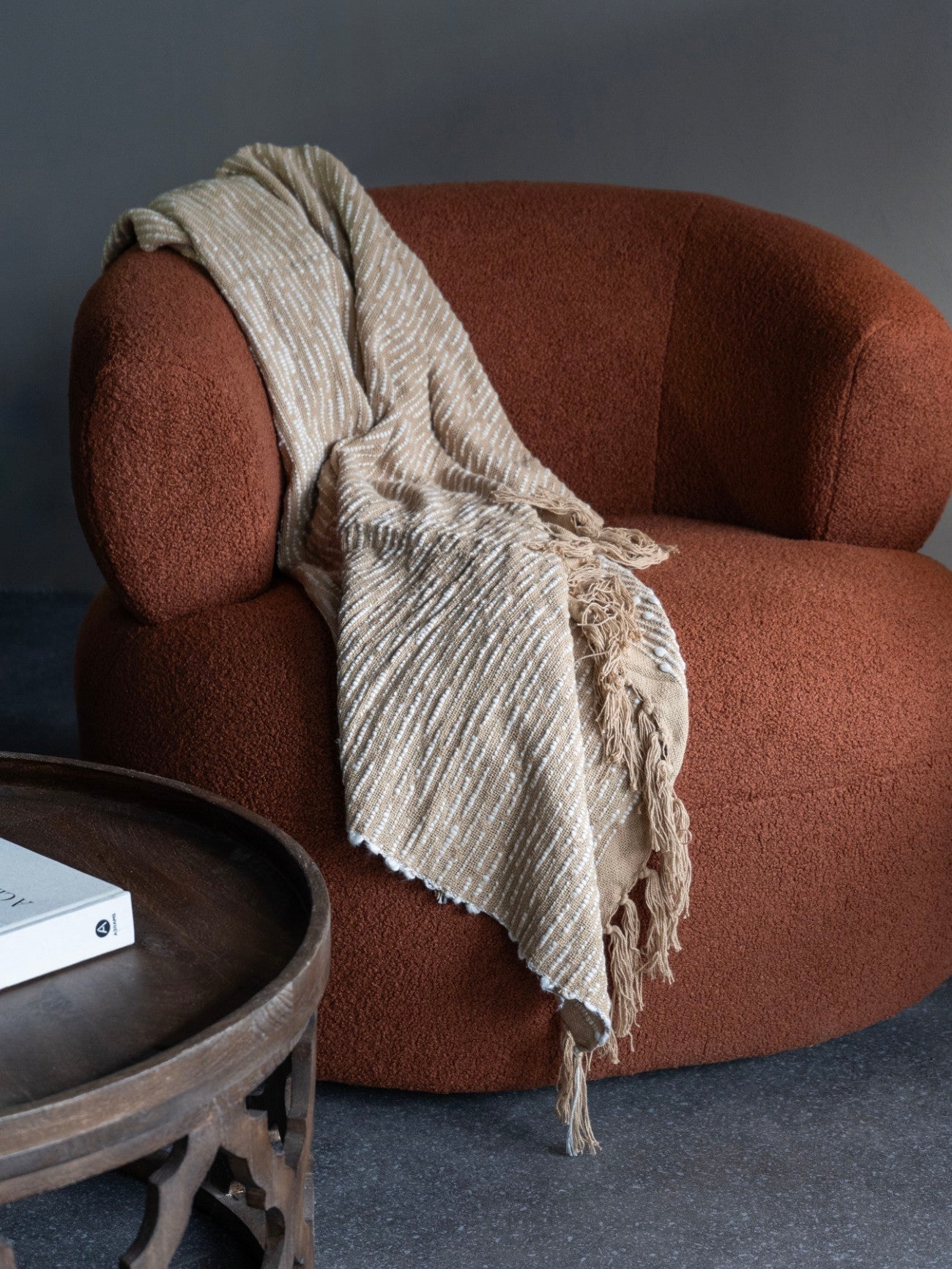 Jette Natural Cotton Throw